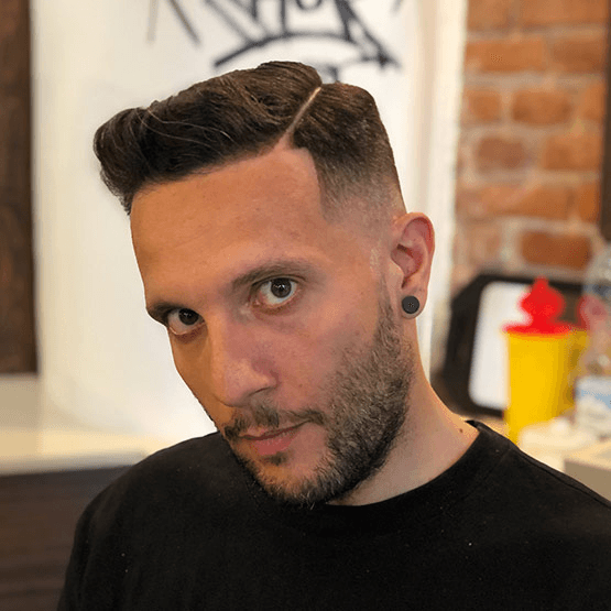 Side part in jacket